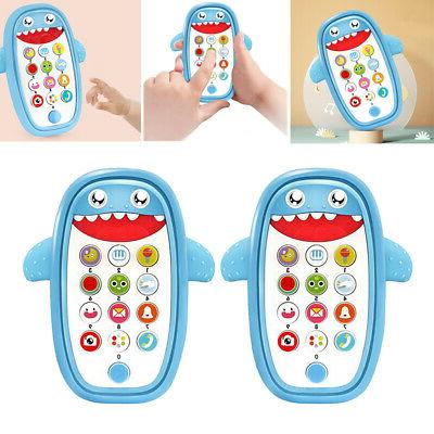 2x jouet de telephone de dentition bebe