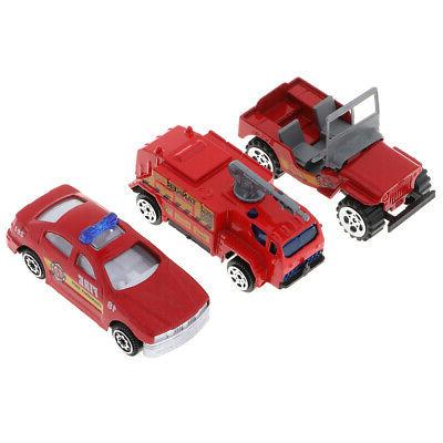 3pcs voitures pompiers miniatures jouets d eveil