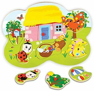 5425 jouet en bois encastrement droles de
