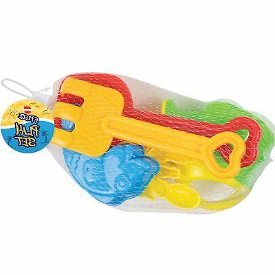 5pc plage jardin sabliere jouets set pelle