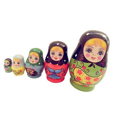 5x kit imbrication poupees russes filles peinture