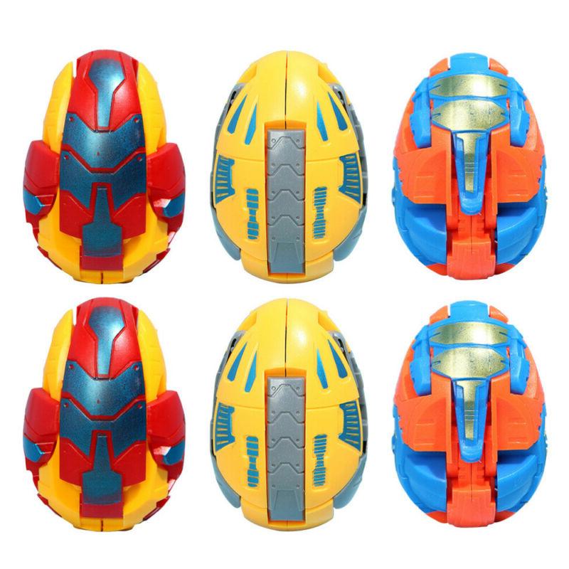 6pcs jouet oeuf modele torsion jouet dinosaure