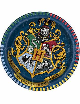 8 petites assiettes en carton harry potter