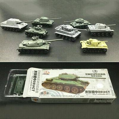 8pcs set 4d plastique assemble militaire soldats