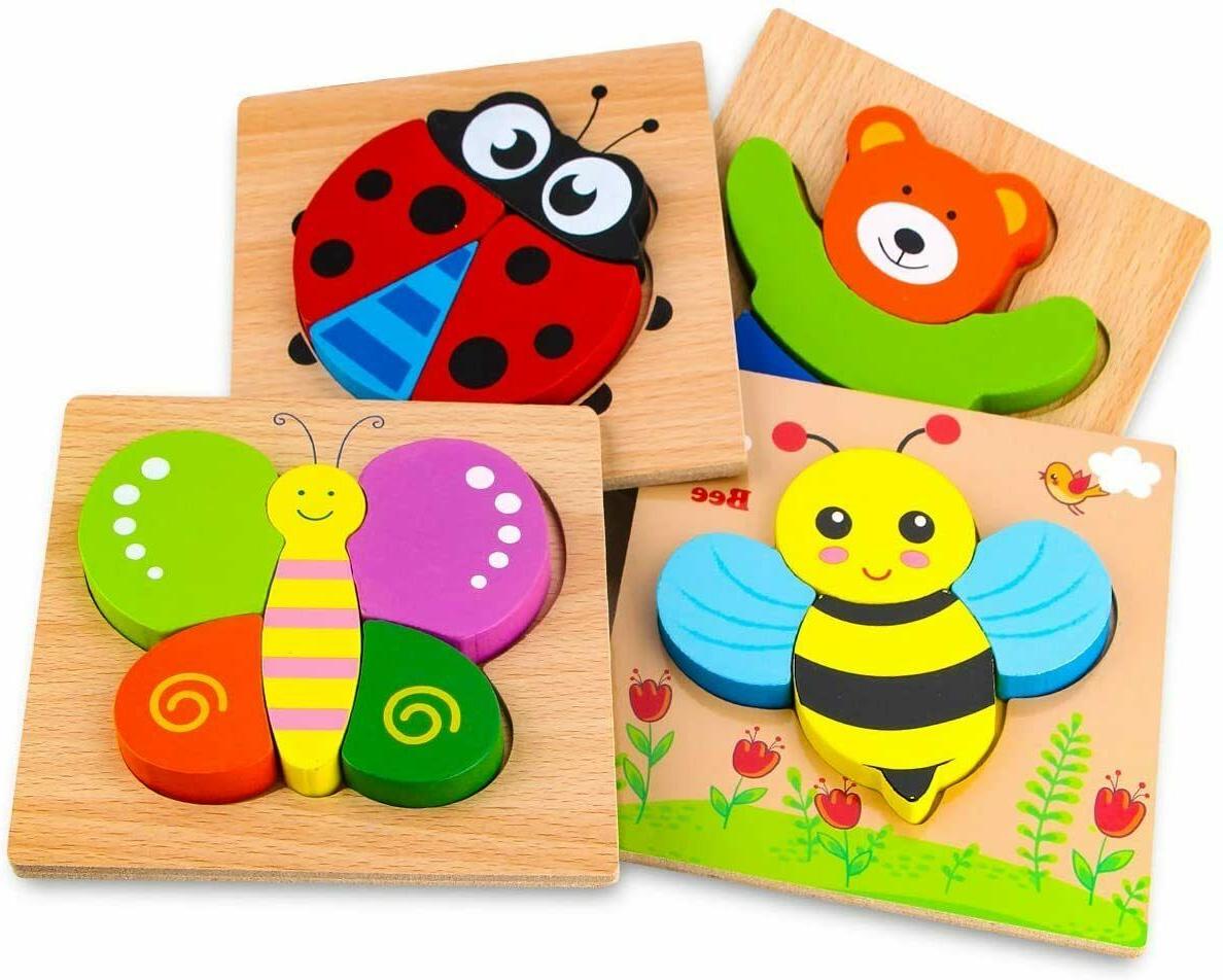 afufu jeux bebe puzzles en bois jouets