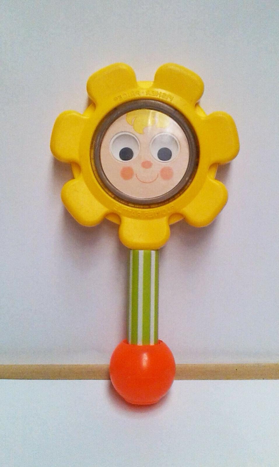 ancien jouet hochet fisher price flower rattle