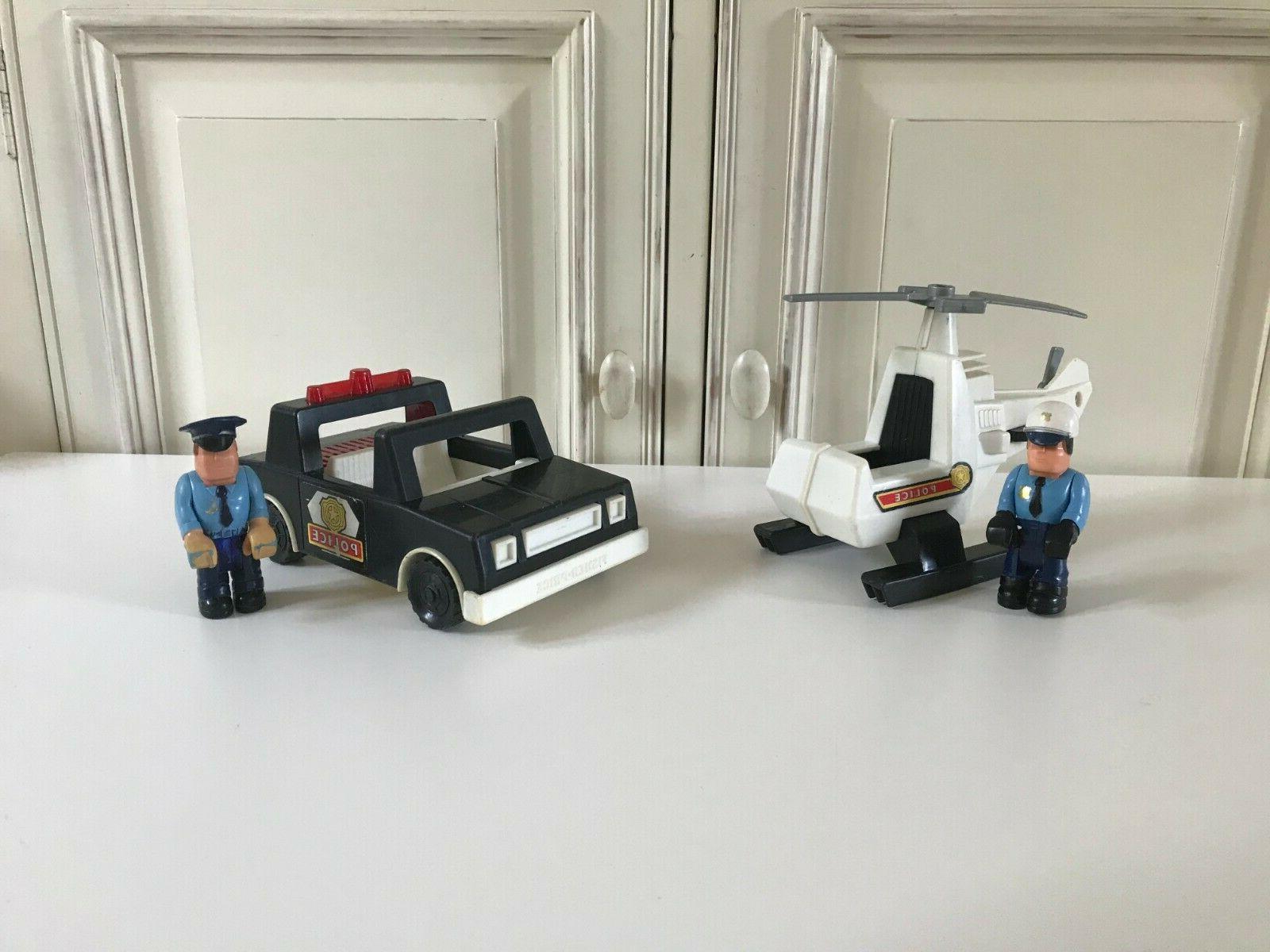 ancien jouet voiture vehicule de police fisher