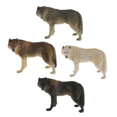 animaux sauvages loups figurines jouets simulation loups