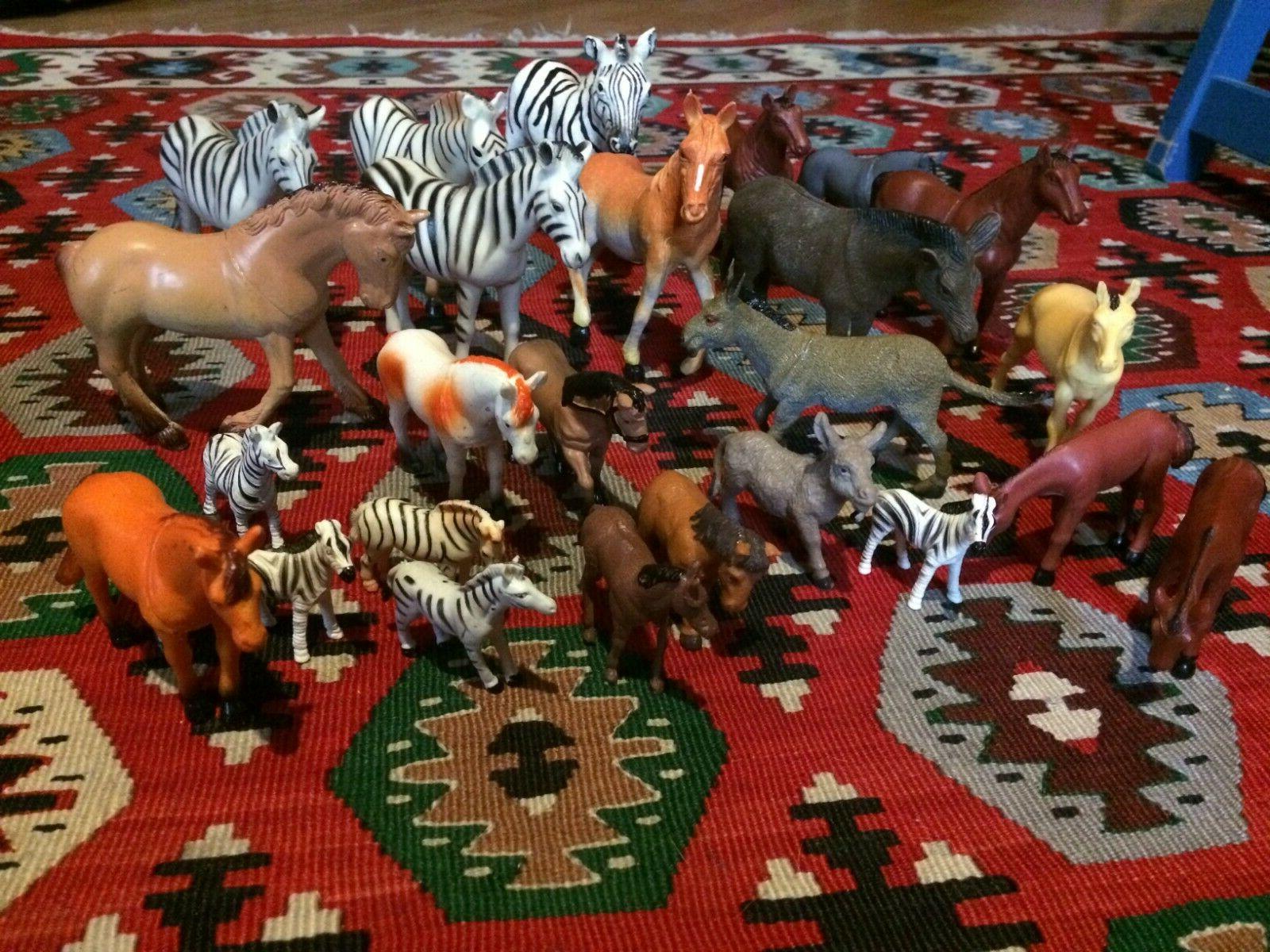 animaux terrestres realistes modele en plastique solide
