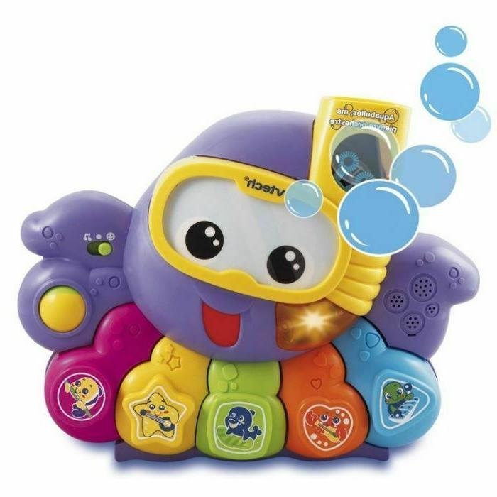 baby jouet de bain aquabulles ma pieuvre