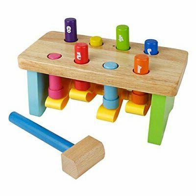 banc de marteau jouet bois bebe 18