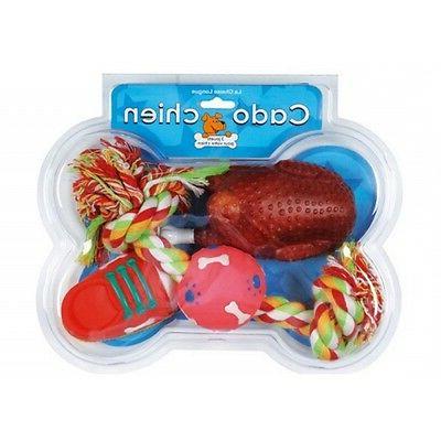 barbacado cadeau jouets pour chien poulet balle