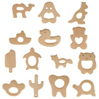 bebe teether bague de dent en bois
