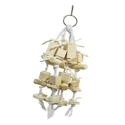 bois oiseaux bite jouets perroquets pinsons inseparables