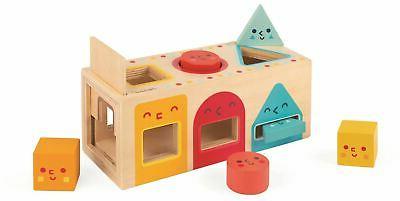 boite formes geometriques jouet en bois nouveau