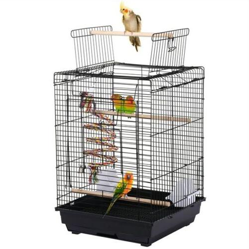 cage a oiseaux avec corde de jouet