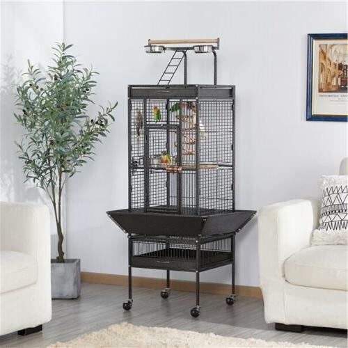 cage oiseaux perruche voliere perroquet cacatoes roulette