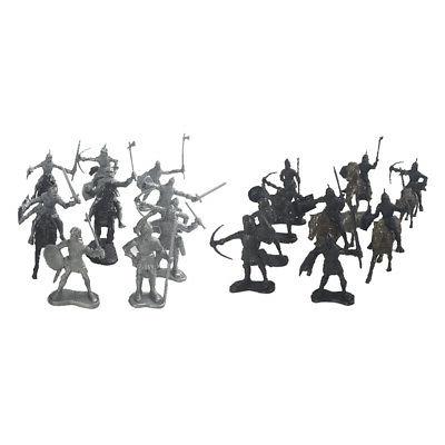 chevaliers medievaux chevaux modele statique militaire enfan