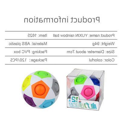 cube de balle arc en ciel cube