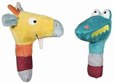 ebulobo maracas crocodile et girafe cadeau naissance