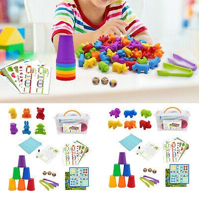 enfants montessori comptage ours des correspondant jouets
