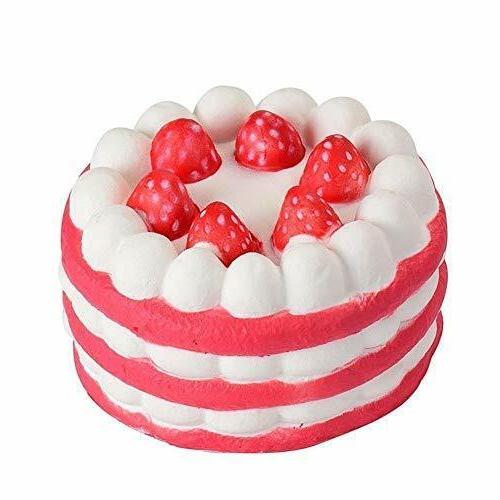 giant squishy toys gateau fraise jouet kawai