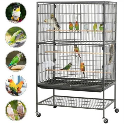 grande voliere cage a oiseaux spacieuse canaries