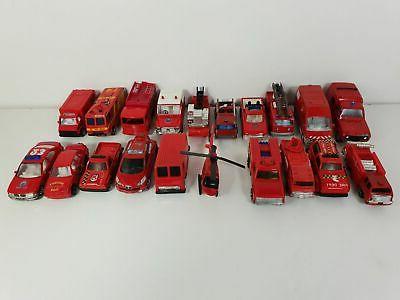 gros lot 20 voitures camions pompiers dt