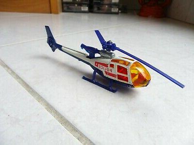 helicoptere gazelle police jouet miniature