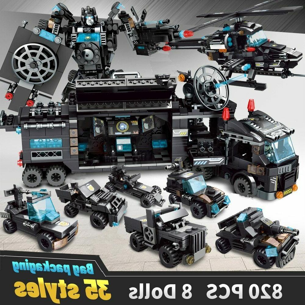 inglys blocs de construction robot ville police