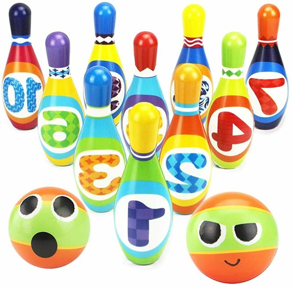 jeux 10 quilles 2 boules bowling set