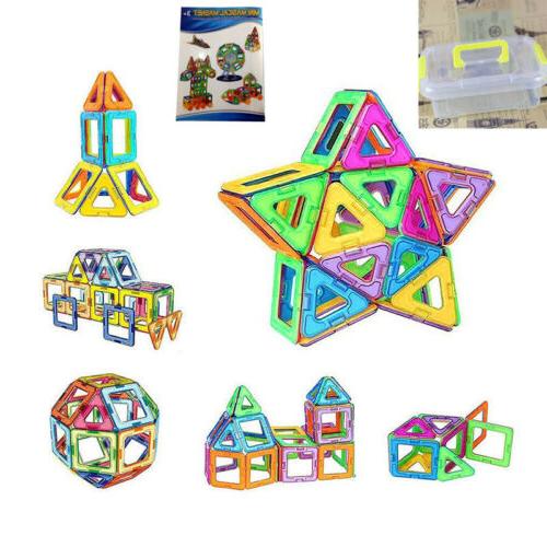 jeux 84blocs de construction magnetique cadeaux garcon