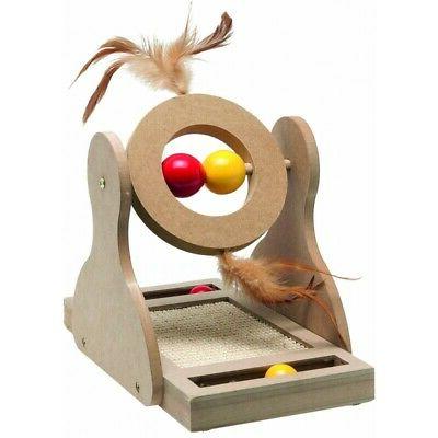 jouet a griffer en bois pour chat