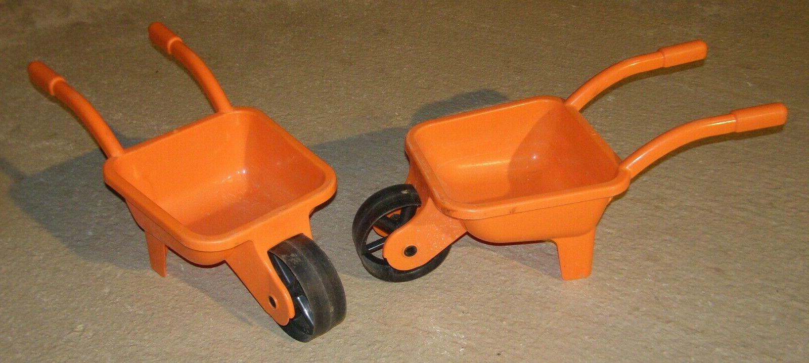 jouet brouette de jardin ecoiffier orange pour