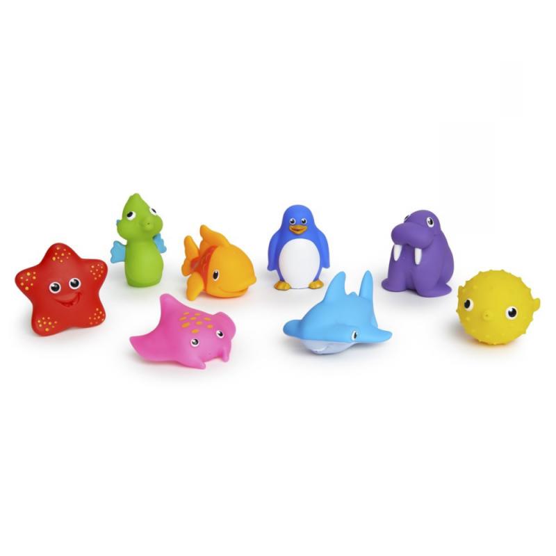 jouet de bain animaux 8 aspergeurs marins