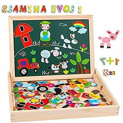 jouet educatif puzzle magnetique tableau aimante enfant