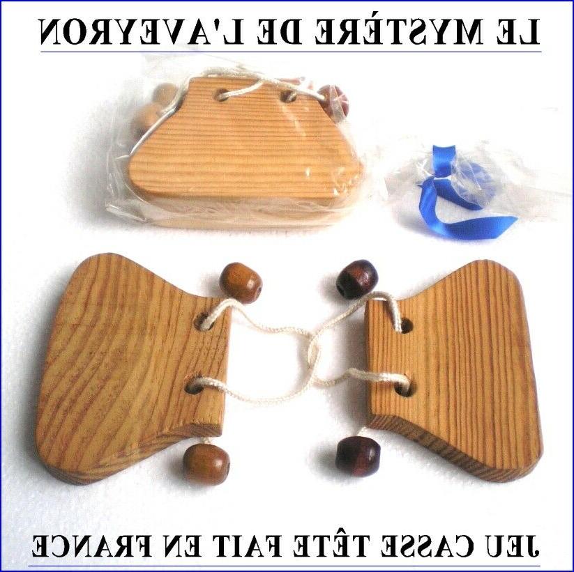 jouet en bois jeu casse tete neuf