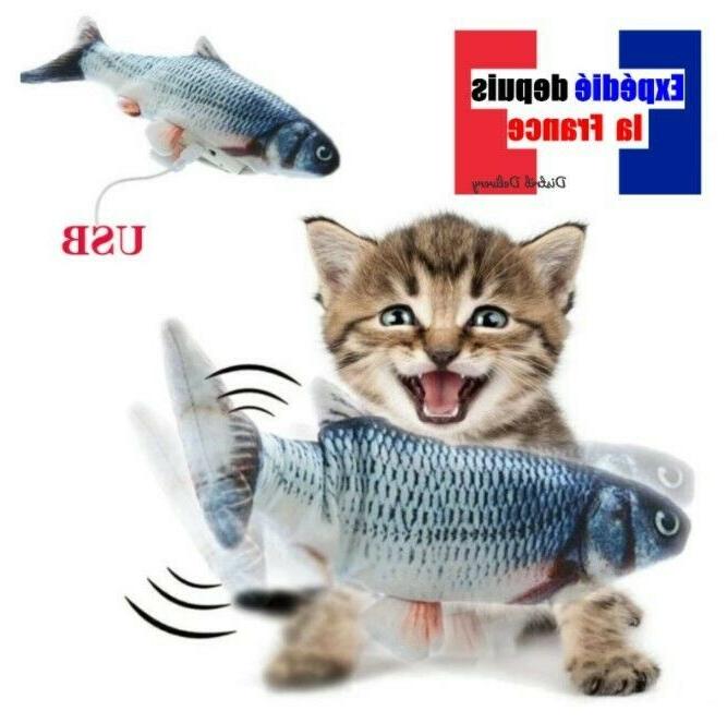 jouet interactif electronique poisson chat simulation realis