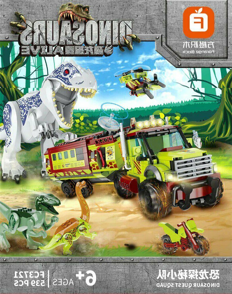 jouet jurassic pour lego tyrannosaure vehicule tout