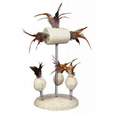 jouet naturel sur ressorts pour chats