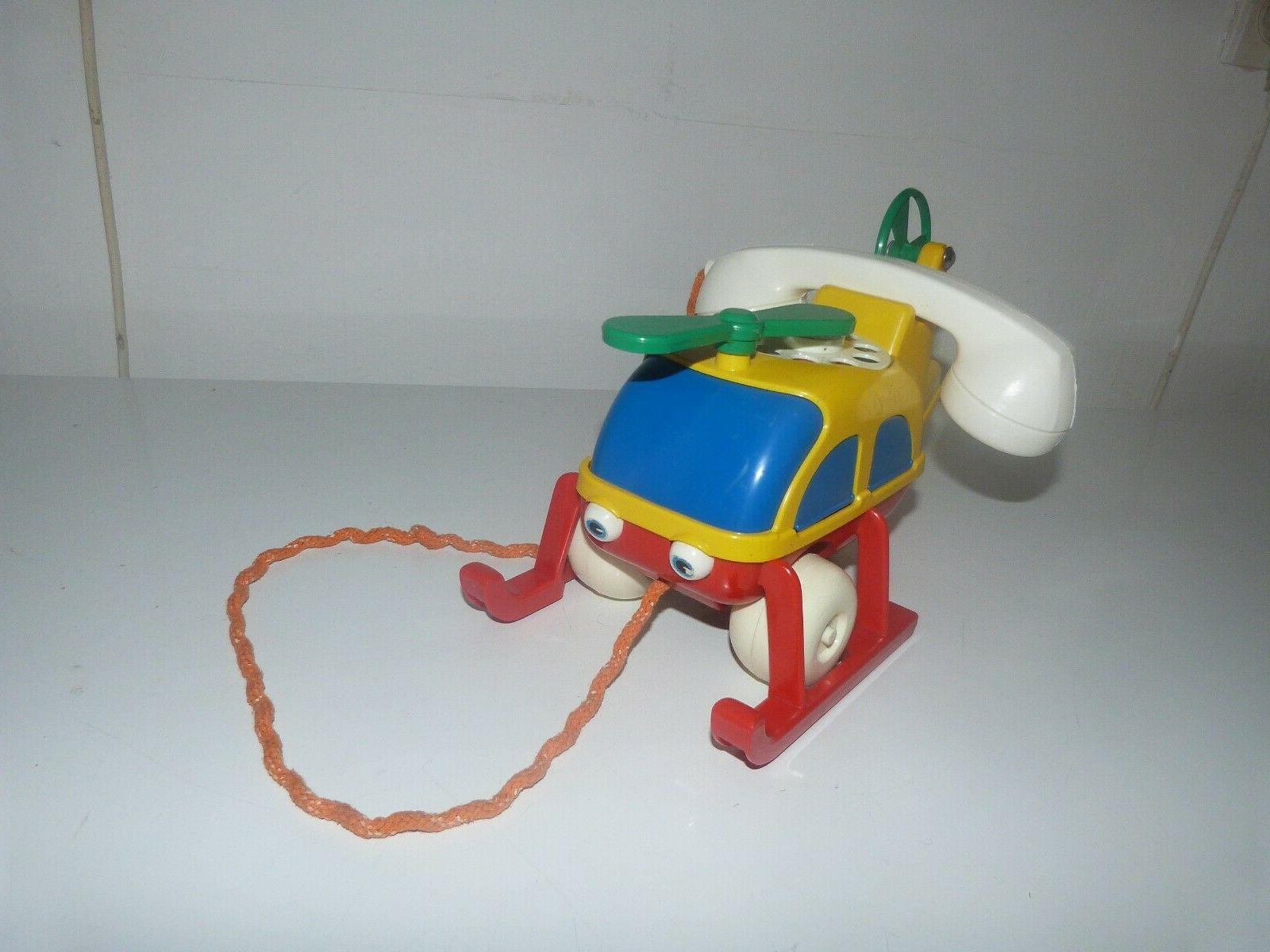jouet vintage co ma helicoptere telephone