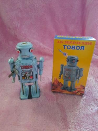 jouet vintage mecanique mechanical robot q s