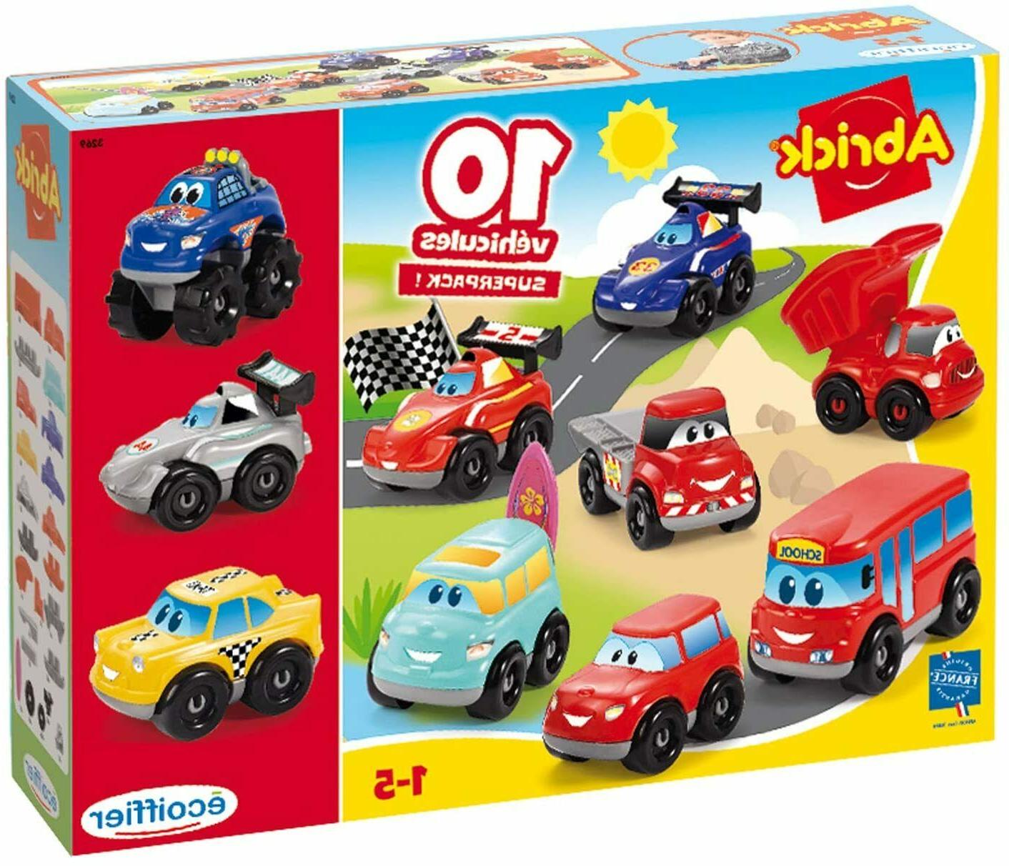 jouets coffret 10 vehicules fast cars jeu