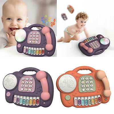 jouets educatifs de telephone fixe electronique de