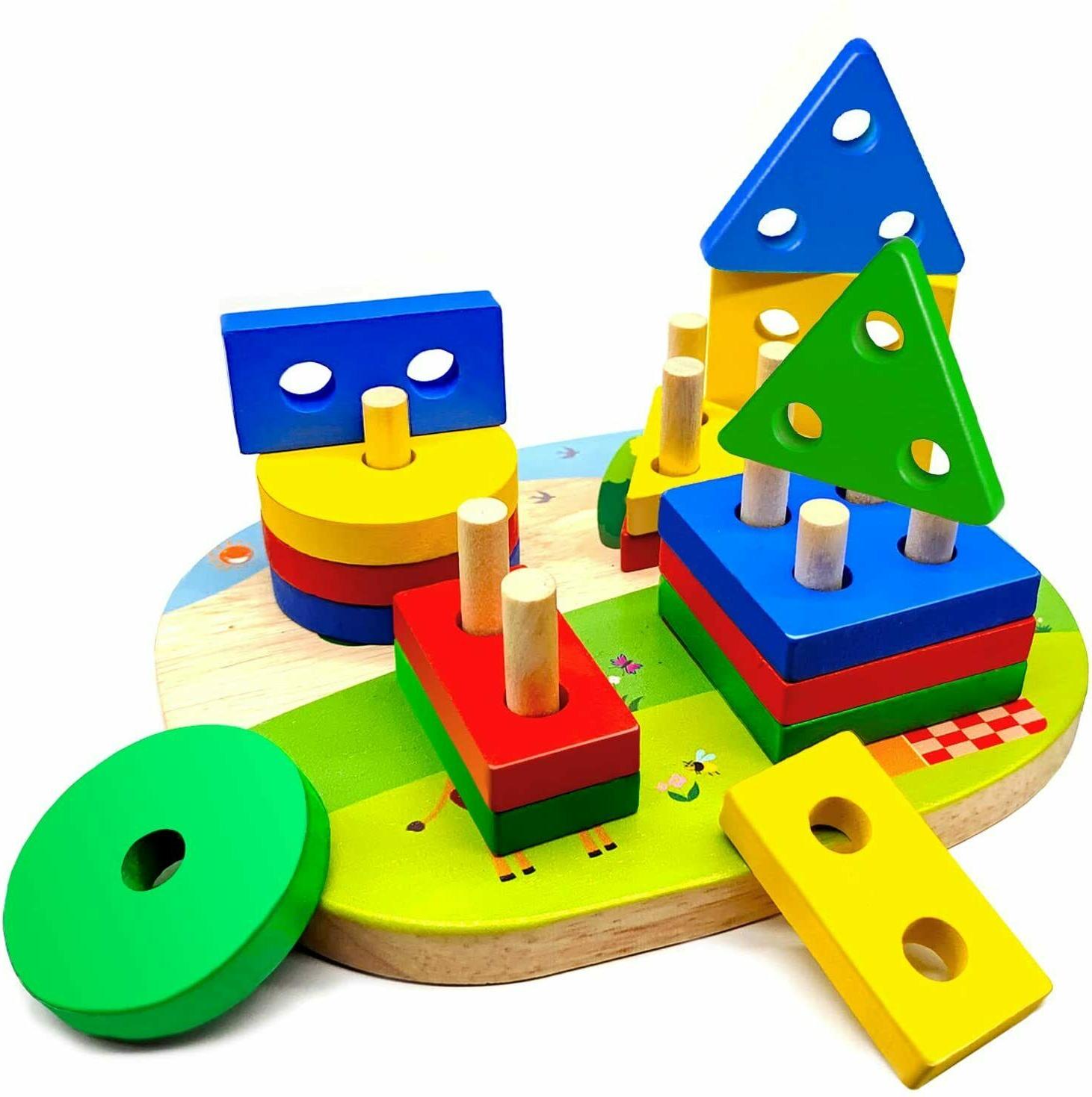 jouets en bois enfant 1 2 3