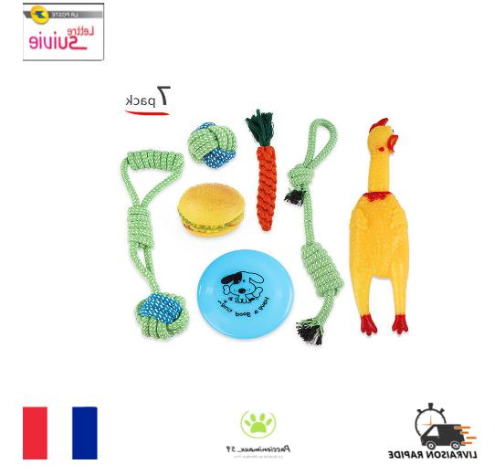 jouets pour chien a macher et lancer