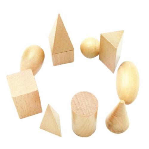 lego en bois bloc geometrique sensorielle jouet