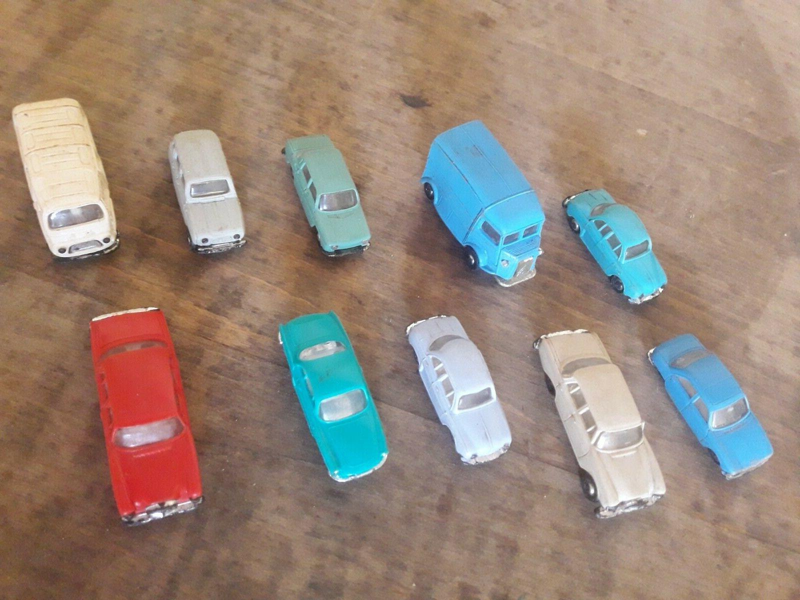 lot 10 voitures anciennes jouet norev miniatures