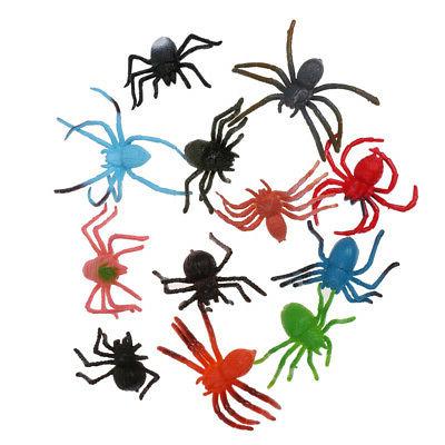 lot 12pcs figurines modele araignees animaux en