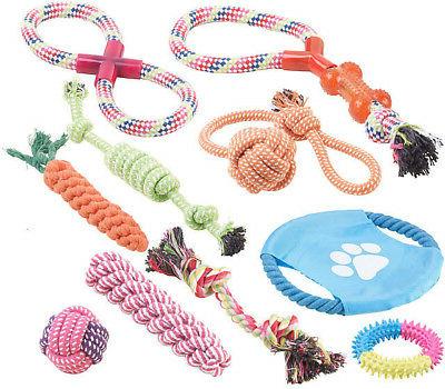 lot de10 jouets pour chiens a macher